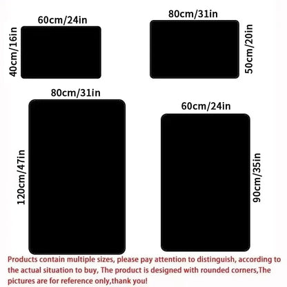 Motorcycle Racer The Doctor Carpet Mat Black Yellow Racing Track Living Room Rug with Number 46 Dynamic Design Home Decoration