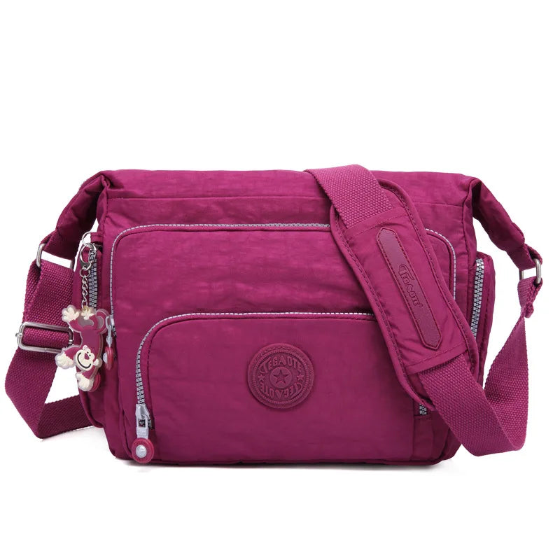 TEGAOTE Messenger Bags Women Crossbody Shoulder Bag Lady Bolsa Feminina Mujer Large Solid Beach Travel Bag Female Zipper 2024