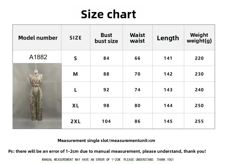 Sexy Deep V Neck Hollow Zip Jumpsuit Women's Spring Solid High Waist Wide Leg Romper Summer Sleeveless Pleated Vacation Overalls