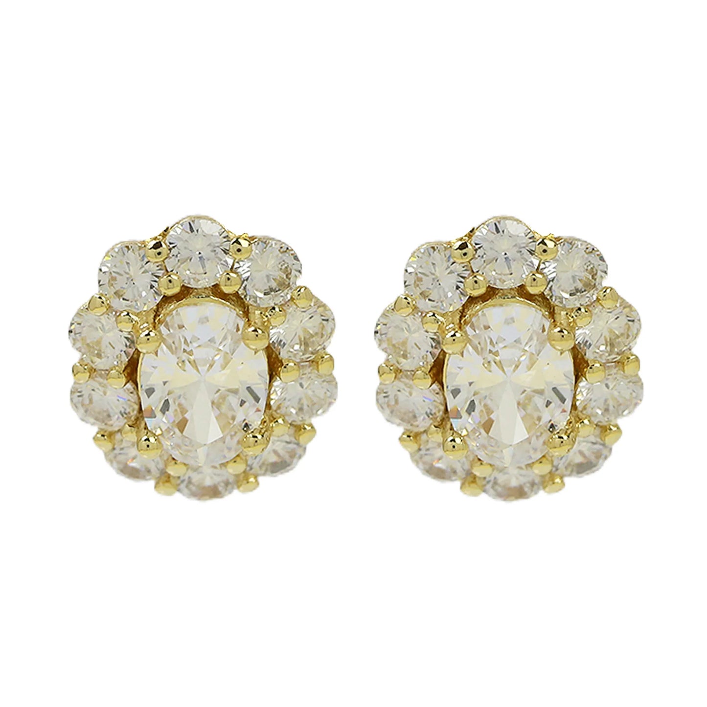 Colorful 12 Month Birthstone Rhinestone Stud Earrings For Women Crystal Ladies Fashion Weddings Banquet Jewelry Accessories