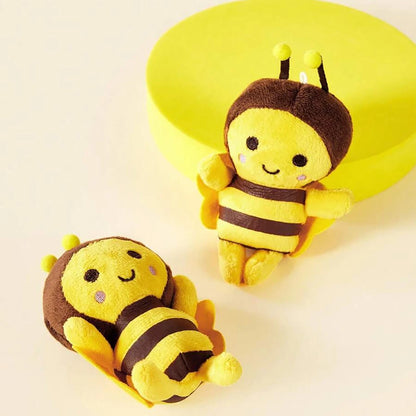Small Bee Plush Toy for Dogs and Cats to Interact and Play Teeth Cleaning Pet Supplies
