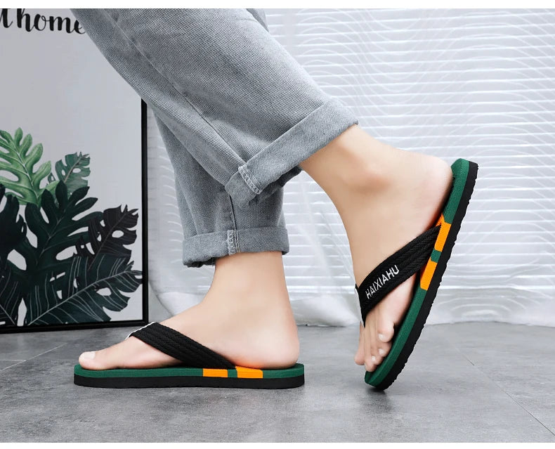 Men's Summer Flip Flops EVA Non Slip Slippers Soft High Quality Sandals Beach Indoor Slides Ultralight Fashion Orginal Shoes