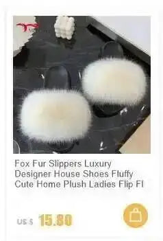 Real Raccoon Fur Slippers For Women 2026 Summer Fluffy Indoor House Fuzzy Flat Slides Outdoor Fashion Beach Sandals Flip Flops