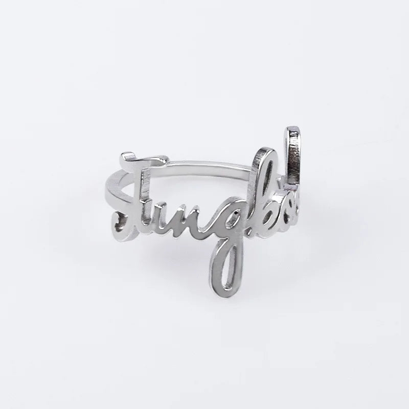 Kpop Group Members SUGA V J HOPE RM JIMIN Rings For Women Size 8# Anillos Mujer