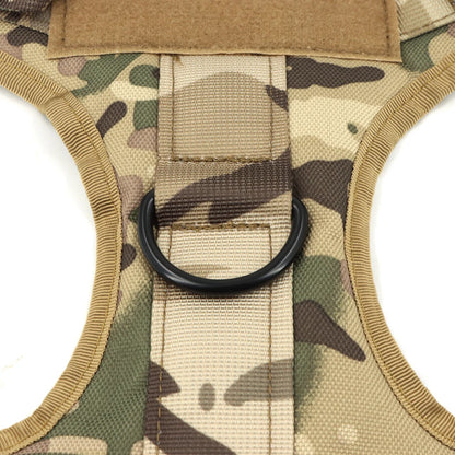 Dog Harness for Large Dogs Leash Collar Molle Pouch Military Harnesses French Bulldog Pet Tactical Training Vest Dog Accessories