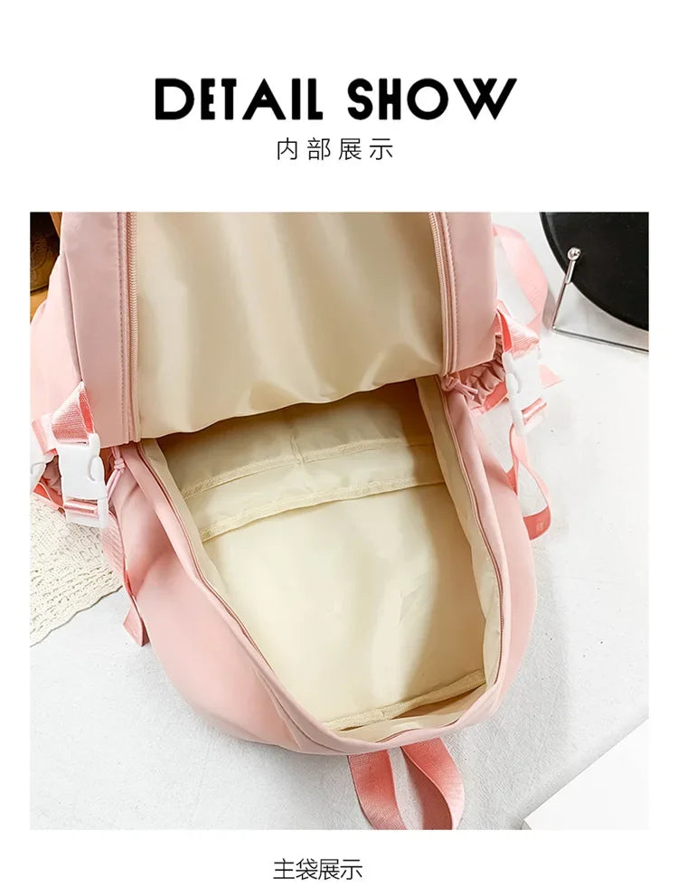 Japanese Kawaii Itabag Women New 2026 Transparent Backpack Women Large Capacity Ita Backpack School Bags for College Student JK