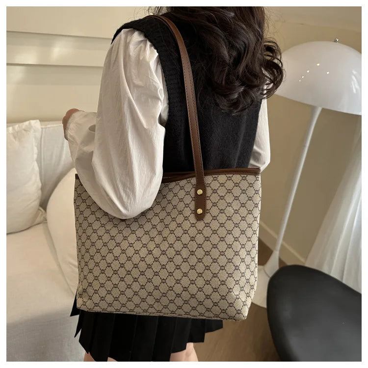 Fashionable Retro Versatile Tote Bag for Women Luxury Designer Bags Purse and Handbags Women Shoulder Bag Shopping Bags Сумка