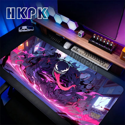 90x40cm Mouse Pad Gaming Large Dywan Gamer Keyboard HD Desk Mat Non-Slip Rubber Table Carpet Mousepad Venoms XXL For Computer