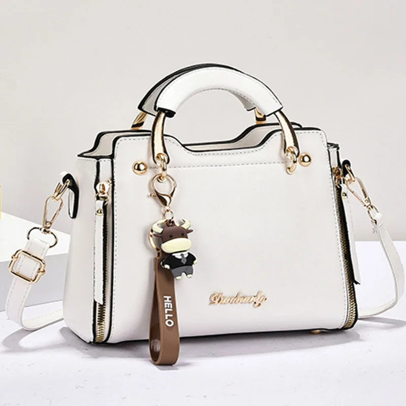 New women bag Fashion Shoulder bags handbag  for women 2025  Handbags leather Printed monogram single shoulder straddle bag