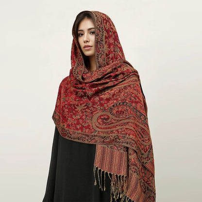 2024 Luxury Brand Cashmere Women Scarf Printed Winter Warm Shawl and Wraps Pashmina Bandana Long Jacquard Paisley Female Foulard