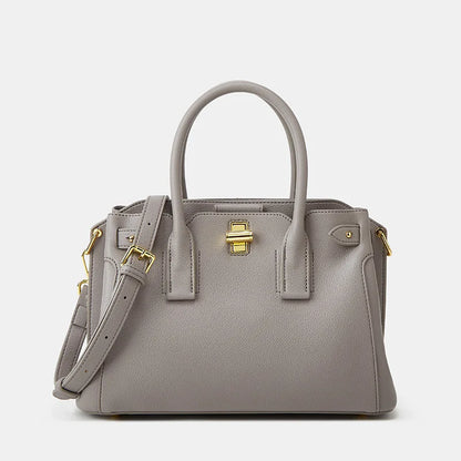 Fashion Beige High Quality PU Leather Bags Women Shoulder Bag Ladies Luxury Tote Strap Female Crossbody Handbag