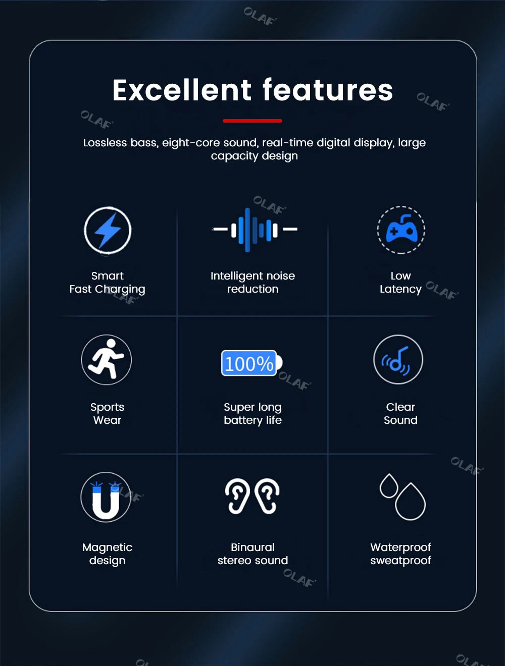 Sy8 Wireless Earphones Bluetooth 5.3 Neckband Headphones LED Super Power Waterproof Sport Magnetic Headset Handfree with Mic