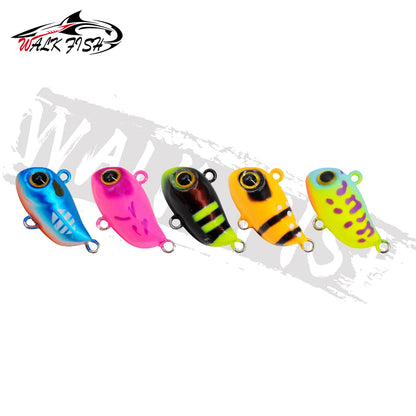 WALK FISH 10g VIB Spinning Tail-spinner Swimbait Fishing Lures Spinnerbait Metal Artificial Bait Carp Fishing Accessories