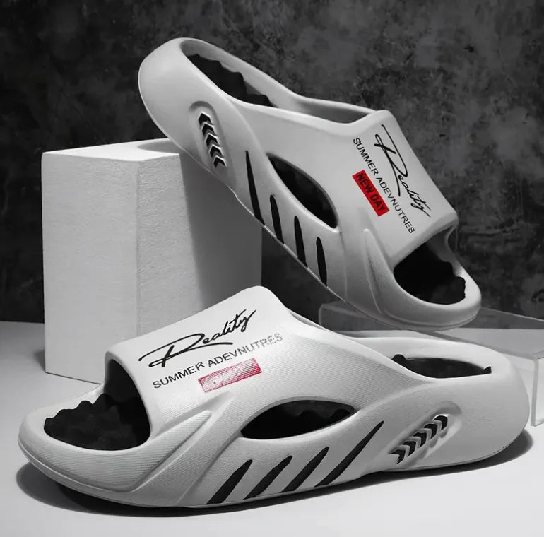Summer Massage Slippers Men Shoes EVA Non-Slip Slides Fashion Indoor Slides Men Casual Shoes Men's Slippers Home Sandals Unisex