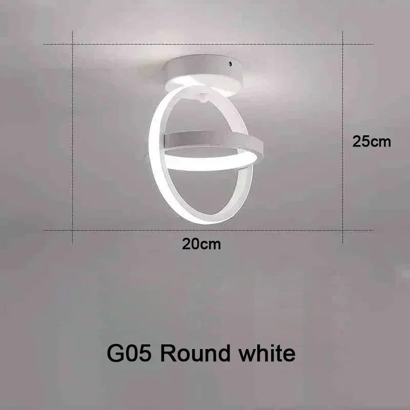 LED Strip Aisle Ceiling Lights Modern Minimalist Living Room Lamps For Balcony Entrance Home Decor Fixtures various styles