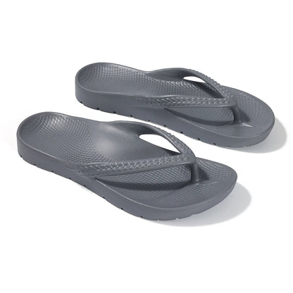 Asgard Summer Flip Flops Comfort Non-slip Flat Rubber Sandals With Stretchable Strap Unisex Cozy Casual  Beach Vacation Slippers