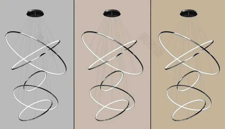 Nordic home decoration, stair chandelier, living room and dining room Pendant lights, ceiling light, indoor lighting