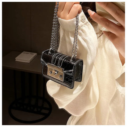 Chain Female Bag Mini Summer Crossbody Bags for Women Fashion Luxury Designer Handbag Women's 2025 Trend Woman Shoulder Purse