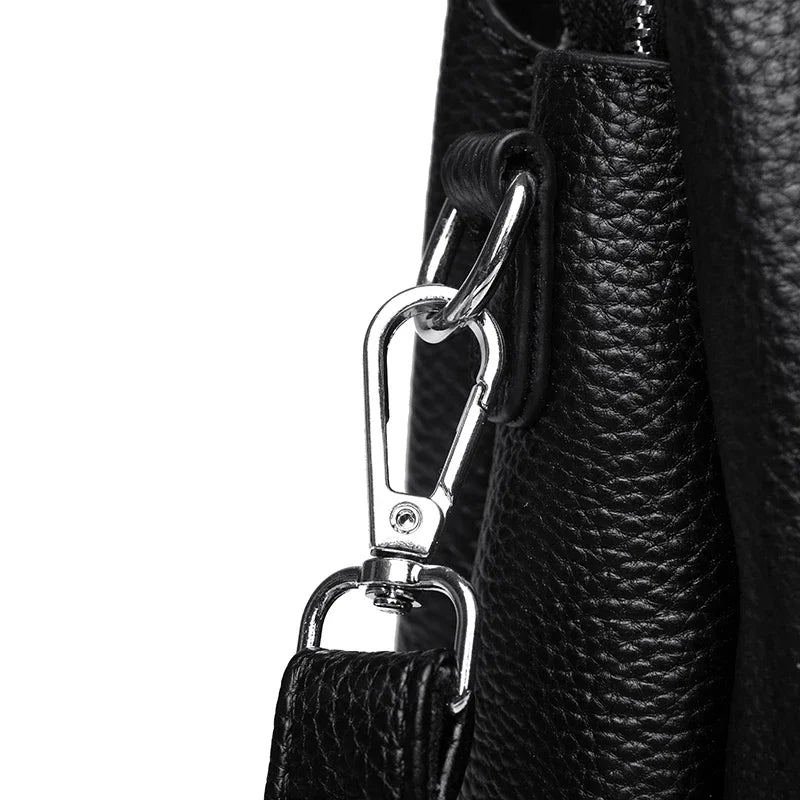 100% Genuine Leather Women Handbags Cowhide Women Shoulder bag Fashion Luxury Ladies Messenger Bags High Quality Female Tote bag