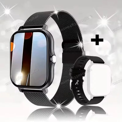 2026 New Smart Watch Android Phone 1.44''Inch Color Screen Bluetooth Call Blood Oxygen/Pressure Monitoring Smart Watch Women Men