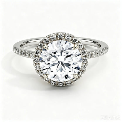 0.8-6Ct Cushion Cut Moissanite Solitaire Engagement Ring Fashion Wedding Rings for Women S925 Sterling Silver with Certificate