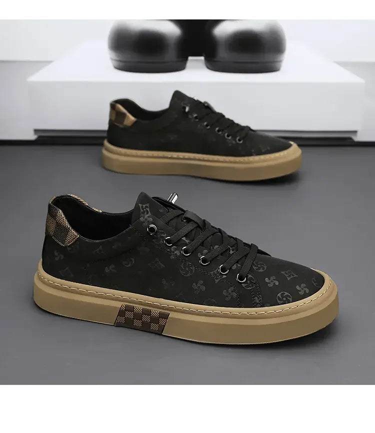 Men Skateboarding Shoes Platform Tennis Gym Sport Sneakers Luxury Design Skateboard Flats Sneakers Outdoor Walking Shoe For Male
