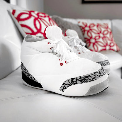 Winter fluffy home slippers Popular on Instagram Soft Non-slip thick sole living room shoes funny High-top warm shoes，men women
