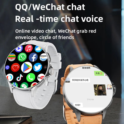 VALDUS GT200 4G Smartwatch HD Camera Man Woman Video Chat Fingerprint Control 32GB Memory WIFI GPS Step Smart Watch For Android