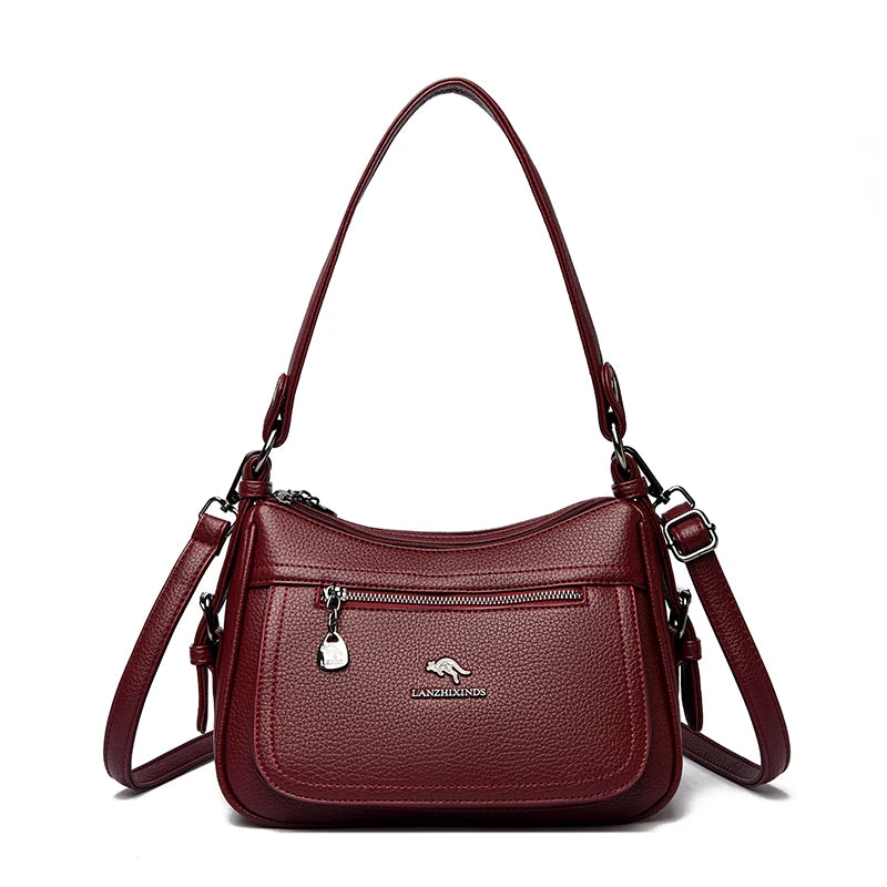 Top Quality Shoulder Crossbody Bags for Women New 2026 Designer Soft Pu Leather Women Bags Luxury Purses Handbags Messenger Bag