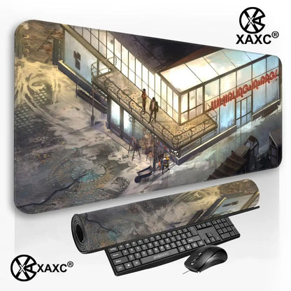 D-Disco E-Elysium Mouse Pad Large Gaming Mouse Pad Print Waterproof XXL Desk Mat For PC Laptop Non-Slip Desk Mat Carpet HYBXXC