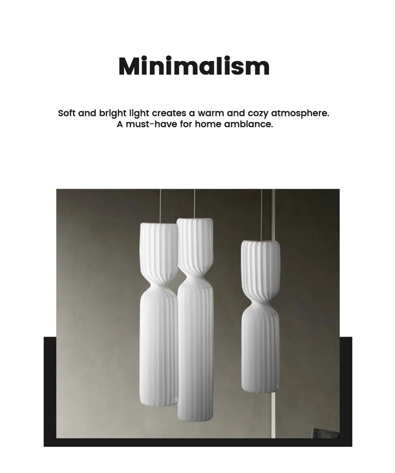 Nordic Fabric Creative Ceiling Hanging Lamps Living Room Chandelier Home Decoration Bedroom LED Pendant Lights Bedside Light