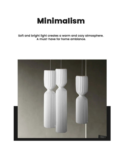 Nordic Fabric Creative Ceiling Hanging Lamps Living Room Chandelier Home Decoration Bedroom LED Pendant Lights Bedside Light