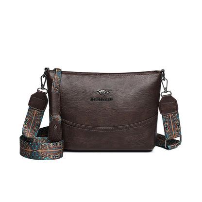 Solid Color Luxury Designer High Quality Leather Women's Handbag Purses Multifunctional Ladies Shoulder Messenger Bags Sac Femme