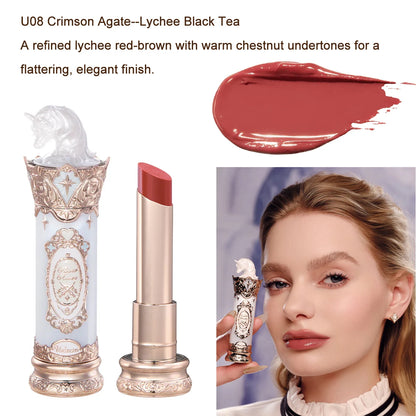 Flower Knows Knight Unicorn Makeup Set Eyeshadow Blush Lipstick Loose Powder Long Lasting Fantasy Princess Beauty Kit Cosmetics