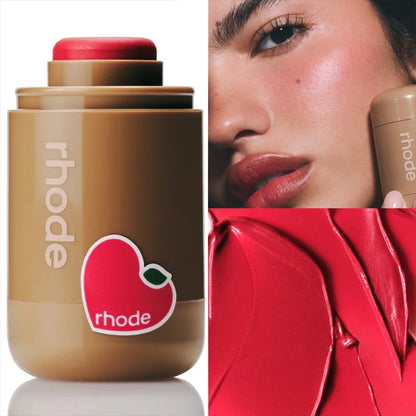 Rhode Skin Balm Data Cake Lip Gloss Sleepy Girl Freckle Pocket Blush Stick Non-fading Waterproof Blusher Moisturizing Lipstick
