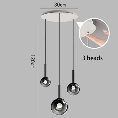 Modern home decor led lights pendant light lamps forstaircase Chandeliers for living room hanging light indoor lighting