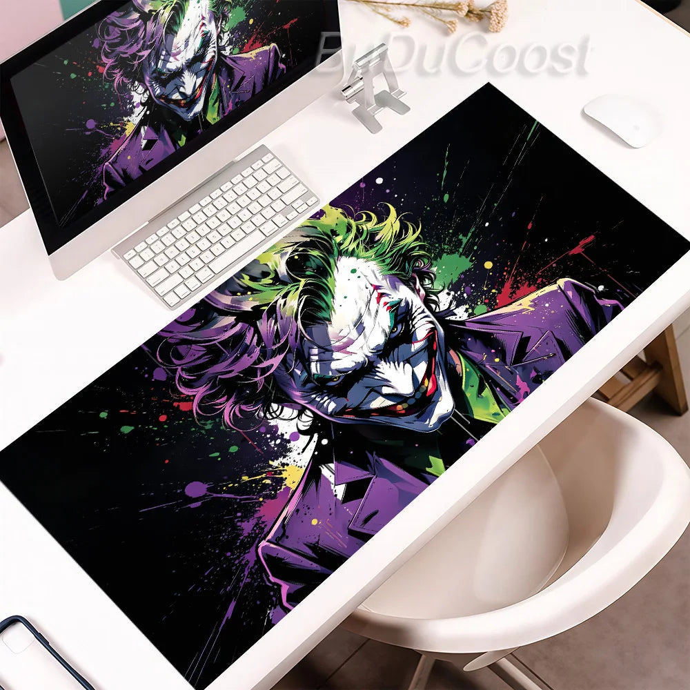 J-Jokers Popular Movies Mousepad HD Printing Computer Gamers Locking Edge Non-slip Mouse Pad XXL Non-Slip Keyboard PC Desk Pad