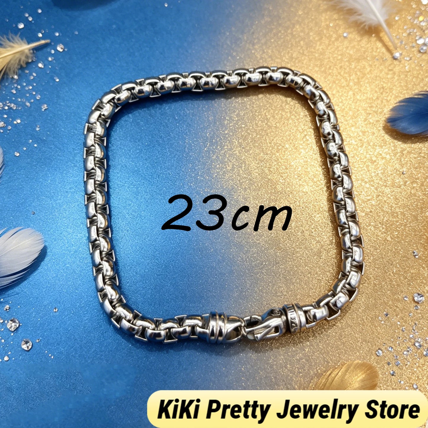 2026 New Dav High-Quality Bracelet Luxury Polished Gold Silver Tone Chain Bracelet Exquisite Craft Wrist Bangle for Formal Dinner & Dating