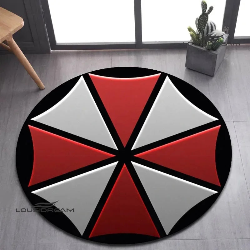 MINISO Biochemical Umbrella Round Carpet Non -slip Carpet Bedroom Decor Living Room Decoration Outdoor Rug Birthday Gifts INS