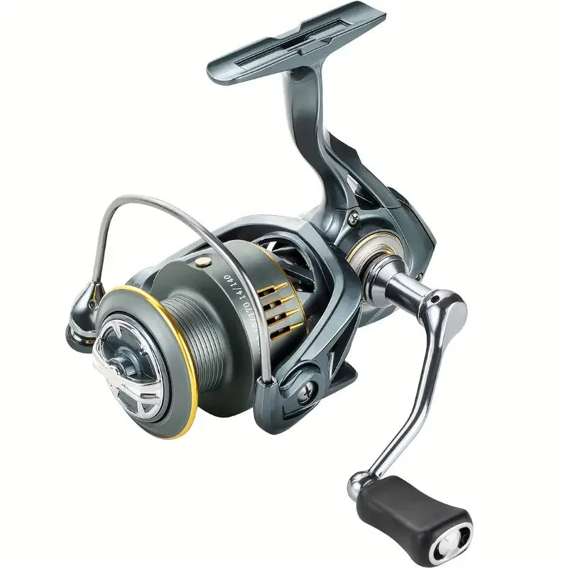 6000 Size Spinning Fishing Reel 5.2:1 Gear Ratio 28.66LB Max Drag Large Line Capacity Saltwater Freshwater Casting Reel