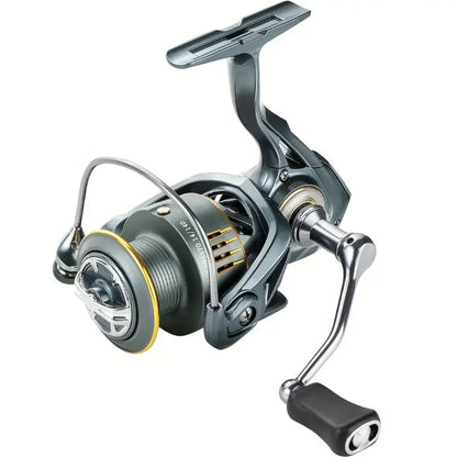 6000 Size Spinning Fishing Reel 5.2:1 Gear Ratio 28.66LB Max Drag Large Line Capacity Saltwater Freshwater Casting Reel