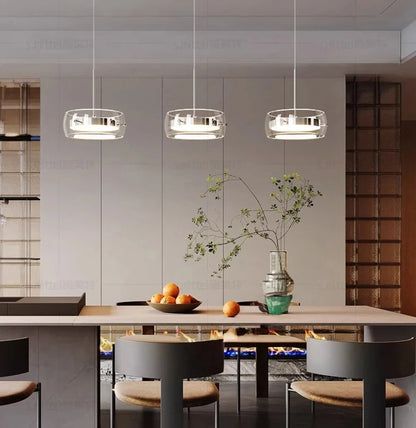Modern home decor led lights pendant light lamps forstaircase Chandeliers for living room hanging light indoor lighting