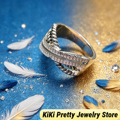 2026 New Fashion Elegant Luxury Jewelry Couple Set Rings Minimalist Everyday Wear & Party Jewelry