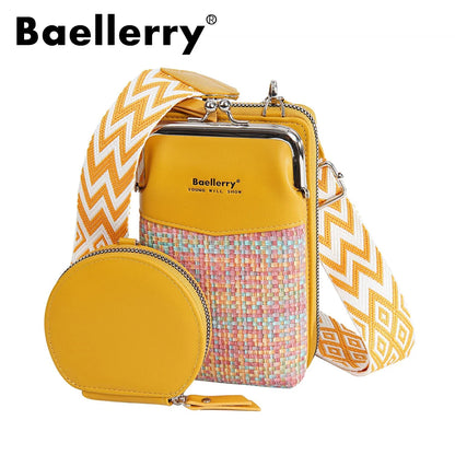 Baellerry New Big Capacity Women Phone Bags Crossbody Shoulder Female Composite Bag Handbag Zipper Coin Pocket Women's Wallet