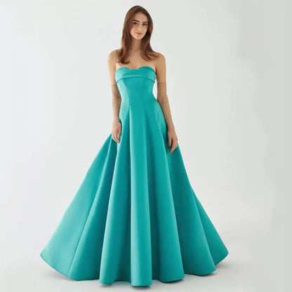 Modern Style Charmeuse Draped A-line Sweetheart Long Dresses Bespoke Occasion Dresses Retro Fashion Sizes Available Exquisite
