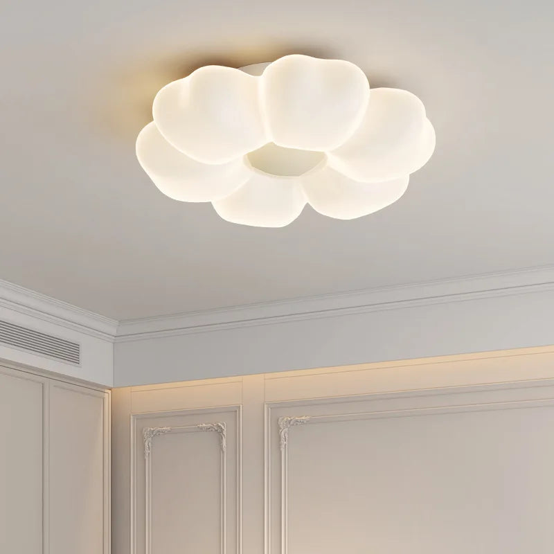 Children's Room Flower Ceiling Lights Pink Flower Princess Room Light Warm Romantic Girl Bedroom Nursery Baby Room Ceiling Lamps