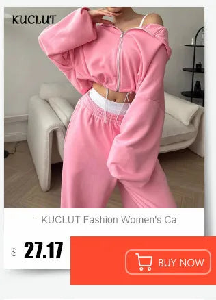 KUCLUT 2025 Autumn New Women's Fashion Sports Casual Jumpsuit Zipper Design Spliced Contrast Color Versatile Jumpsuits 1A991