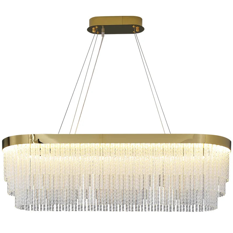 Deco Home Led chandelier crystal lamp for living room parlor Italy hanging crystal sconce Hotel fixtures Lustre Cristal lighting