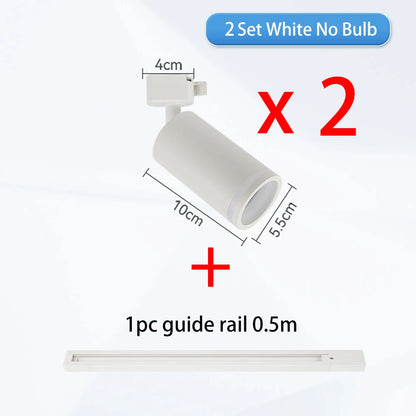 Track Light Modern Led Ceiling Lamp 110V 220V Spots To Ceiling Lighting Gu10 Led Lights Spotlights led ceiling Kitchen Lighting