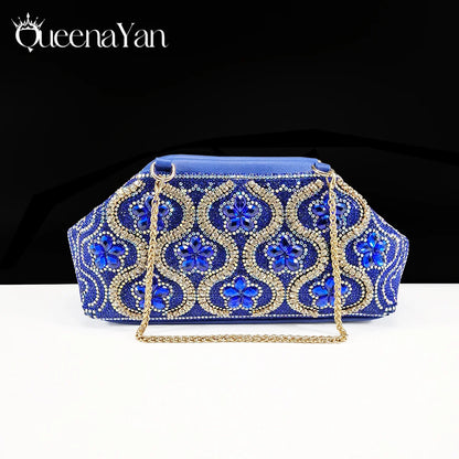 Queena Yan High Quality 2025 Newst Hot Selling Open Toe Slingback Sandals with Bag Set in Green Color For Women Wedding Party